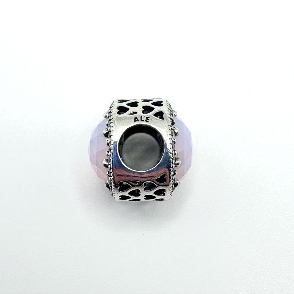 Pandora Sterling Silver Radiant Hearts
Charm with Opalescent Pink Crystal - Picture 5 of 5